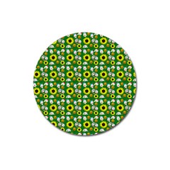 Hawaii Ghost Green Magnet 3  (Round)