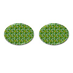 Hawaii Ghost Green Cufflinks (oval) by snowwhitegirl