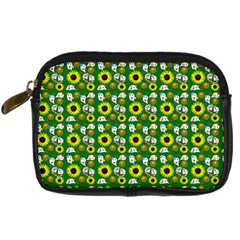 Hawaii Ghost Green Digital Camera Leather Case by snowwhitegirl