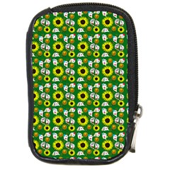 Hawaii Ghost Green Compact Camera Leather Case by snowwhitegirl