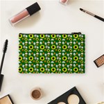 Hawaii Ghost Green Cosmetic Bag (Small) Back