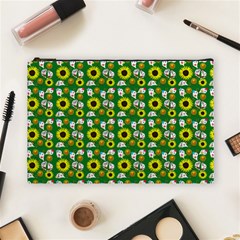 Hawaii Ghost Green Cosmetic Bag (large) by snowwhitegirl