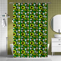 Hawaii Ghost Green Shower Curtain 48  x 72  (Small) 