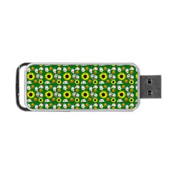 Hawaii Ghost Green Portable Usb Flash (one Side) by snowwhitegirl