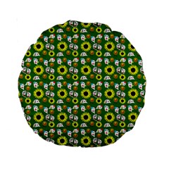 Hawaii Ghost Green Standard 15  Premium Round Cushions