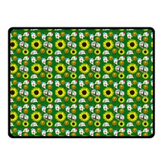 Hawaii Ghost Green Double Sided Fleece Blanket (Small) 