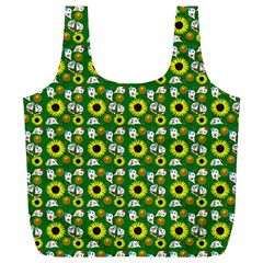 Hawaii Ghost Green Full Print Recycle Bag (XL)