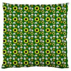 Hawaii Ghost Green Large Flano Cushion Case (one Side) by snowwhitegirl