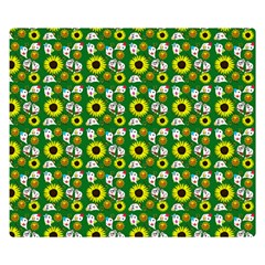 Hawaii Ghost Green Double Sided Flano Blanket (Small) 