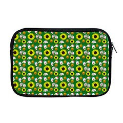 Hawaii Ghost Green Apple Macbook Pro 17  Zipper Case by snowwhitegirl