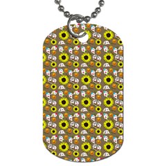 Hawaii Ghost Beige Dog Tag (two Sides) by snowwhitegirl