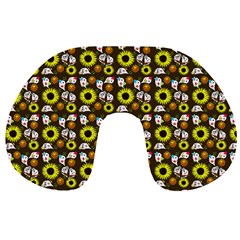 Hawaii Ghost Brown Travel Neck Pillow by snowwhitegirl