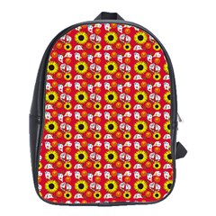 Hawaii Ghost Red School Bag (large) by snowwhitegirl