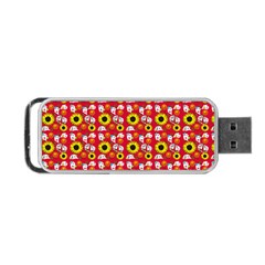 Hawaii Ghost Red Portable Usb Flash (two Sides) by snowwhitegirl