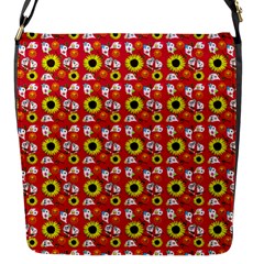 Hawaii Ghost Red Flap Closure Messenger Bag (s) by snowwhitegirl