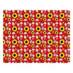 Hawaii Ghost Red Double Sided Flano Blanket (Large)  Blanket Back