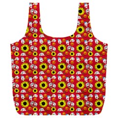 Hawaii Ghost Red Full Print Recycle Bag (xxxl)