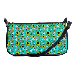 Hawaii Ghost Aqua Shoulder Clutch Bag by snowwhitegirl