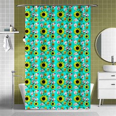 Hawaii Ghost Aqua Shower Curtain 48  X 72  (small)  by snowwhitegirl