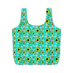 Hawaii Ghost Aqua Full Print Recycle Bag (m) by snowwhitegirl