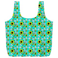 Hawaii Ghost Aqua Full Print Recycle Bag (xl) by snowwhitegirl