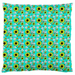 Hawaii Ghost Aqua Standard Flano Cushion Case (two Sides) by snowwhitegirl