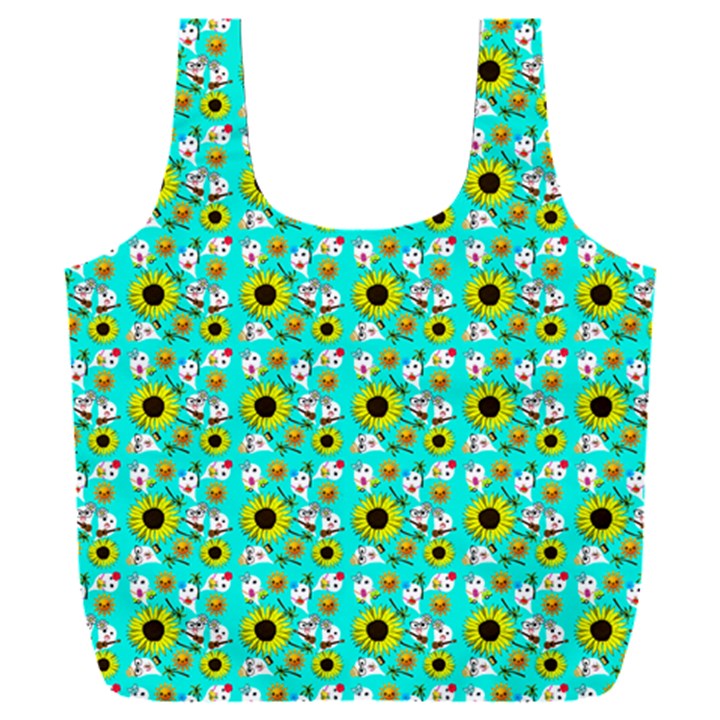 Hawaii Ghost Aqua Full Print Recycle Bag (XXXL)