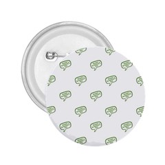 Happy St Patricks Day Symbol Motif Pattern 2 25  Buttons