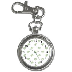 Happy St Patricks Day Symbol Motif Pattern Key Chain Watches by dflcprintsclothing