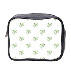 Happy St Patricks Day Symbol Motif Pattern Mini Toiletries Bag (two Sides)