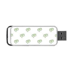 Happy St Patricks Day Symbol Motif Pattern Portable Usb Flash (two Sides) by dflcprintsclothing