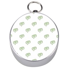 Happy St Patricks Day Symbol Motif Pattern Silver Compasses by dflcprintsclothing