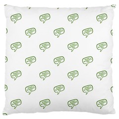 Happy St Patricks Day Symbol Motif Pattern Standard Flano Cushion Case (one Side) by dflcprintsclothing