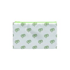 Happy St Patricks Day Symbol Motif Pattern Cosmetic Bag (xs) by dflcprintsclothing