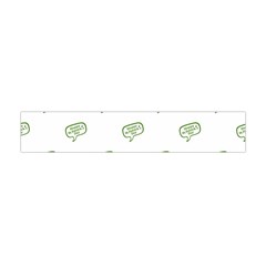 Happy St Patricks Day Symbol Motif Pattern Flano Scarf (mini)