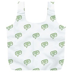 Happy St Patricks Day Symbol Motif Pattern Full Print Recycle Bag (xxxl)