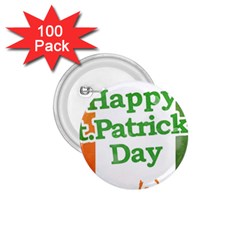 Happy St Patricks Day Design 1 75  Buttons (100 Pack)  by dflcprintsclothing