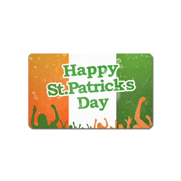 Happy St Patricks Day Design Magnet (Name Card)