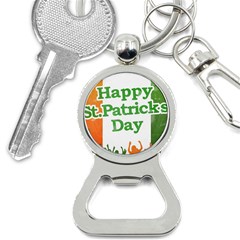 Happy St Patricks Day Design Bottle Opener Key Chain by dflcprintsclothing