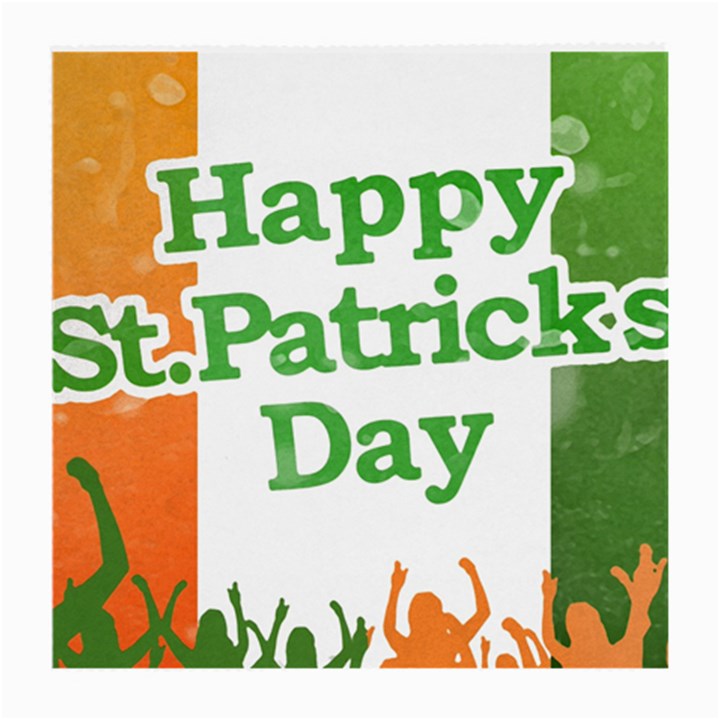 Happy St Patricks Day Design Medium Glasses Cloth (2 Sides)