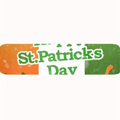 Happy St Patricks Day Design Large Bar Mats by dflcprintsclothing