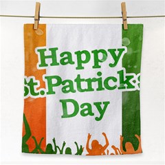 Happy St Patricks Day Design Face Towel by dflcprintsclothing