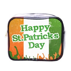 Happy St Patricks Day Design Mini Toiletries Bag (one Side)