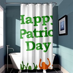 Happy St Patricks Day Design Shower Curtain 36  X 72  (stall)  by dflcprintsclothing