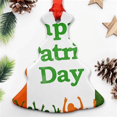 Happy St Patricks Day Design Ornament (christmas Tree)  by dflcprintsclothing