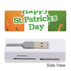 Happy St Patricks Day Design Memory Card Reader (stick) by dflcprintsclothing