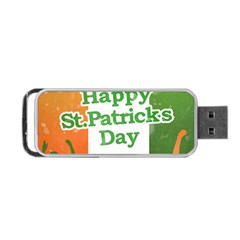 Happy St Patricks Day Design Portable Usb Flash (one Side) by dflcprintsclothing