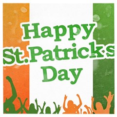 Happy St Patricks Day Design Wooden Puzzle Square by dflcprintsclothing