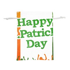 Happy St Patricks Day Design Lightweight Drawstring Pouch (s) by dflcprintsclothing