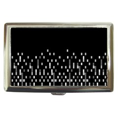 Black And White Matrix Patterned Design Cigarette Money Case by dflcprintsclothing